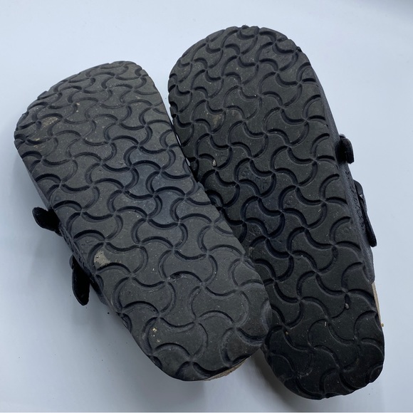 Birkenstock Birki’s Black Leather Mules Clogs - Size 5 - Picture 8 of 8